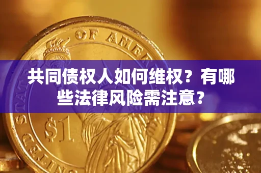 北京共同债权人如何维权？有哪些法律风险需注意？