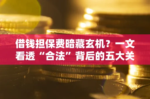 北京借钱担保费暗藏玄机？一文看透“合法”背后的五大关键陷阱