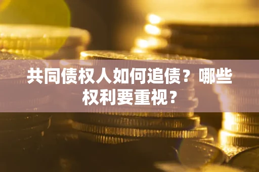 北京共同债权人如何追债？哪些权利要重视？