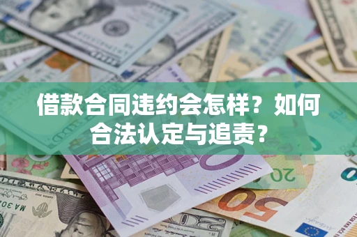 北京借款合同违约会怎样？如何合法认定与追责？