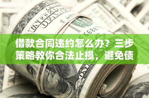 北京借款合同违约怎么办？三步策略教你合法止损，避免债务危机升级